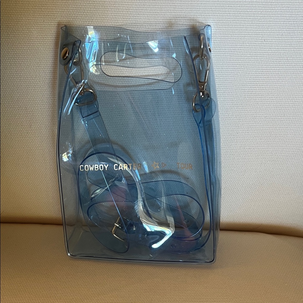 Cowboy Carter Transparent Blue Tote/